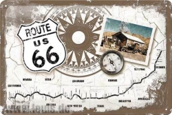 METAL SIGN *ROUTE 66*