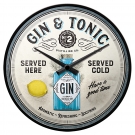 GIN & TONIC WALL CLOCK
