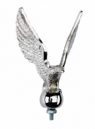 Figurina decorativa vultur cromat